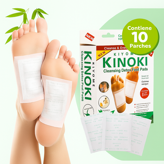 🦶🏽Kinoki Foot Detox – Parches Desintoxicantes que Actúan Mientras Duermes